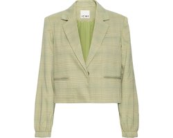 Ichi IHJOLI BL Dames Blazer/colbert - GREEN CHECK