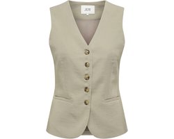 Jacqueline de Yong Gilet Jdyriver Sl Waistcoat Tlr 15354010 Weathered Teak Dames Maat - XS