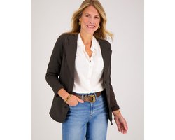 Je m'appelle Dames Blazer Met stretch - Bruin - Maat XL