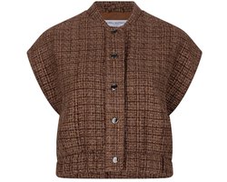 Lofty Manner Gilet Gilet Salwa Qh303 200 Brown Dames Maat - S