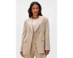 Minus Mswelma Blazer Blazers Dames - Beige - Maat 38