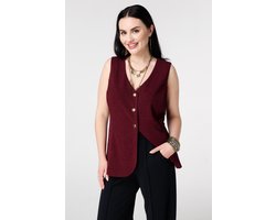 MS Mode Gilet Gilet met knopen en lurex