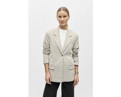 Object Objlisa Lo Blazer Blazers Dames - Beige - Maat 38
