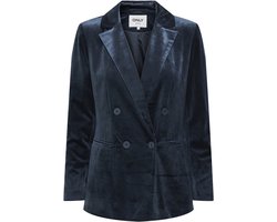 Only Blazer Onlastrid-elsy L/s Fit Velvet Blaze 15335850 Night Sky Dames Maat - W34