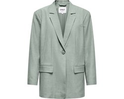 Only Blazer Onllinda Ls Boyfr Mel Blazer Tlr No 15328158 Lily Pad/melange Dames Maat - M