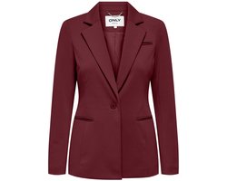 Only Blazer Onlpeach L/s Fit Blazer Tlr Noos 15298659 Cabernet Dames Maat - W34