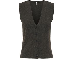 Only Gilet Onlbillie Sl Vest Cc Knt 15351107 Chocolate Torte/melange Dames Maat - XS