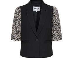 ONLY- ONLMELLIE LIFE S/S MIX BLAZER TLR CS - Dames - Maat M (40)