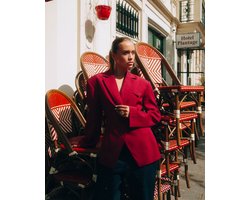 Refined Department Blazer Miley Blazer R2509455750 Bordeaux Dames Maat - S