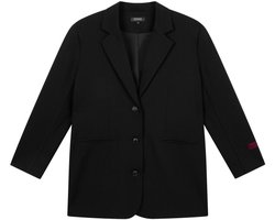 Refined Department Blazer Woven Oversized Blazer Leslie R2511453822 999 Black Dames Maat - S