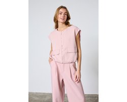 SISTERS POINT Garwin-ve3 - Dames Gilet - Mauve - Maat L