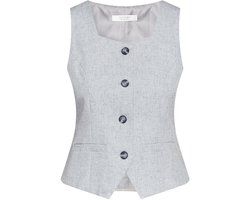 SisterS point Gilet Gema Ve 18984 Grey Mel Dames Maat - XL