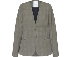 SISTERS POINT Viluna-bl - Dames Blazer - Check - Maat L