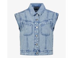 TwoDay dames denim gilet - Blauw - Maat S