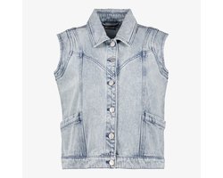 Twoday dames spijker gilet lichtblauw - Maat M