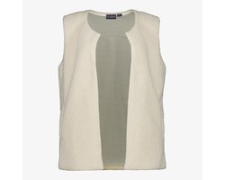 TwoDay dames teddy gilet lichtbeige - Maat S