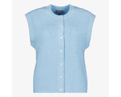 TwoDay gebreide dames gilet lichtblauw - Maat M