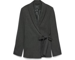 Vero Moda Blazer Vmbestie Ls Loose Strap Blazer 10333972 Dark Grey Melan/as Offer S Dames Maat - W44