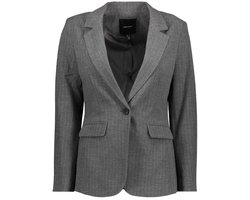 Vero Moda Blazer Vmjojo Ls Short Slim Blazer 10331929 Medium Grey Mel/white Dames Maat - W38