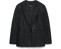 Vero Moda Blazer Vmscarly Ls Lace Blazer 10336364 Black Dames Maat - W40