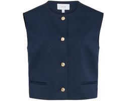 Vila Gilet Vitilda S/l Vest 14113612 Navy Blazer Dames Maat - 44