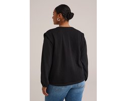 WE Fashion Dames gilet met embroideries - Curve