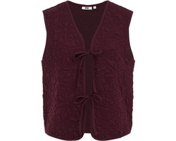 WE Fashion Dames gilet met structuur