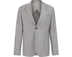 Van Gils Heren slim fit blazer van linnenmix met krijtstreep