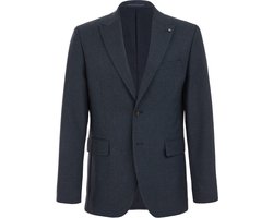 WE Fashion Heren slim fit blazer met structuur