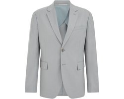WE Fashion Heren slim fit gemêleerde blazer met stretch