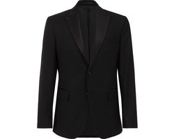 WE Fashion Heren slim fit tuxedo blazer