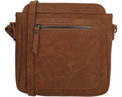 Beagles Cambrils Crossbodytas - Schoudertas - Crossover - Ritssluiting - Dames - Dames Tas - Bruin