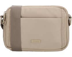 Beagles Duomo Crossbodytas - Schoudertas - Dames - Crossover - Tasje - Antidiefstal - Dames Tas - Lichttaupe