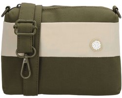 Beagles Nova Crossbodytas - Schoudertasje - Kleurrijk - Dames - Lichtgewicht - Dames Tas - Olijfgroen