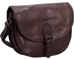 Bear Design Kleine Crossbodytas / Schoudertas Dames - Leer - Gigi - Bruin