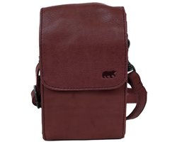 Bear Design Robbie 2.0 Leren Crossbodytas / Schoudertas - Bordeaux Rood