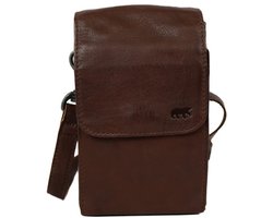 Bear Design Robbie 2.0 Leren Crossbodytas / Schoudertas - Bruin