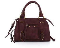 Bijoutheek Tas Fringed Slierten Bordeaux