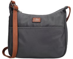Charm London Buckingham Crossbodytas - Schoudertas - Lichtgewicht - Verstelbare Schouderband - Slimme Indeling - Praktisch - Dames Tas - Olifant grijs.