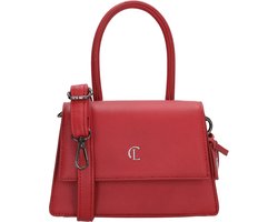 Charm London Castle Hill Crossbodytas - Schoudertas - Kleine Handtas - Avondtas - Afneembaar Schouderhengsel - Dames Tas - Rood.