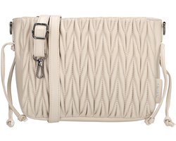 Charm London West End Crossbodytas - Schoudertas - Dames - Schouderband - Dames Tas - Beige