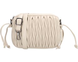 Charm London West End Crossbodytas - Schoudertas - Schouderband - Dames - Dames Tas - Beige