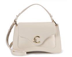 Coccinelle C-Me Handtas Leer 30 cm - Dames - pearl