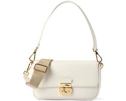 Coccinelle C-Me Lock Schoudertas Leer 24 cm - Dames - pearl