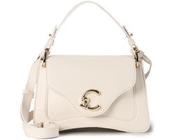 Coccinelle C-Me Schoudertas Leer 23.5 cm - Dames - pearl