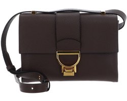 COCCINELLE Leren schoudertas Arlettis Handbag Brunette donkerbruin