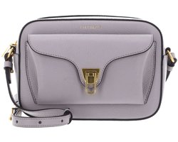 COCCINELLE Leren schoudertas Beat Soft Camera Bag Oyster mauve
