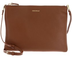COCCINELLE Leren schoudertas Best Crossbody Bag Cognac bruine