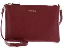 COCCINELLE Leren schoudertas Best Crossbody Bag Ribes (rood)paars