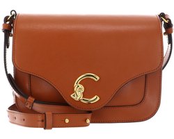COCCINELLE Leren schoudertas C-Me Calf Crossbody Bag Crab Lichtbruin